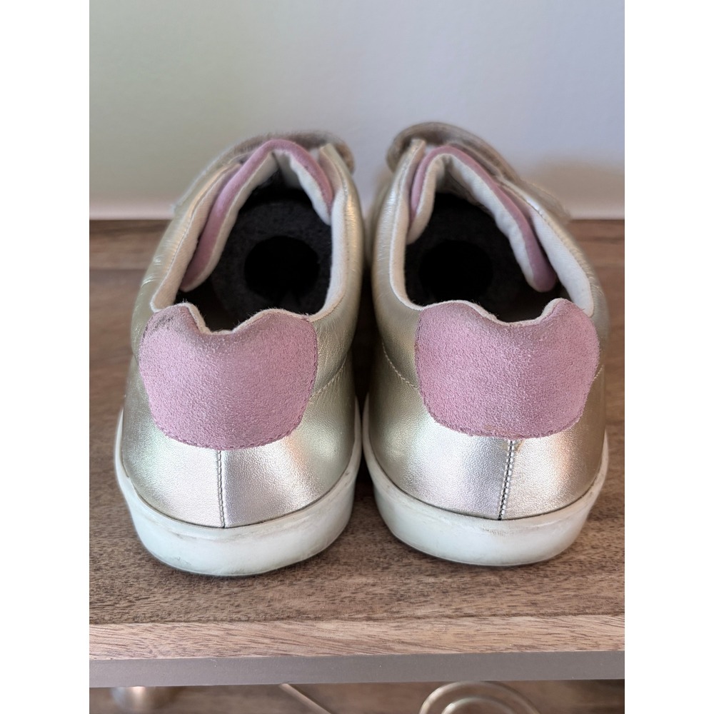 Boden Metallic Sneakers Rainbow Stripe Velcro Casual Shoes EU 39 US 8 - Picture 11 of 16